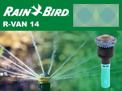 Závlahový balíček Rain Bird R Van 14 obdĺžnik pr foto
