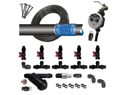 zavlazovaci set kvapkova zavlaha s riadiacou jednotkou 50m2 min