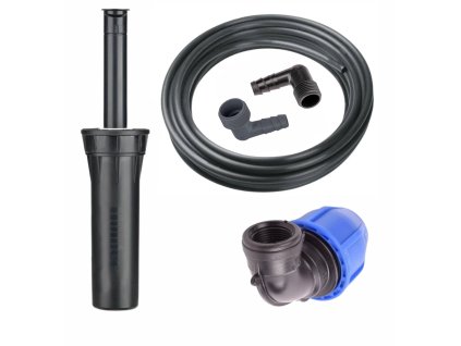 Zapojenie postrekovača koniec hadice HSBE Hunter