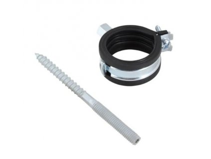 Objímka s gumou 25-30 mm, skrutka M8x100mm