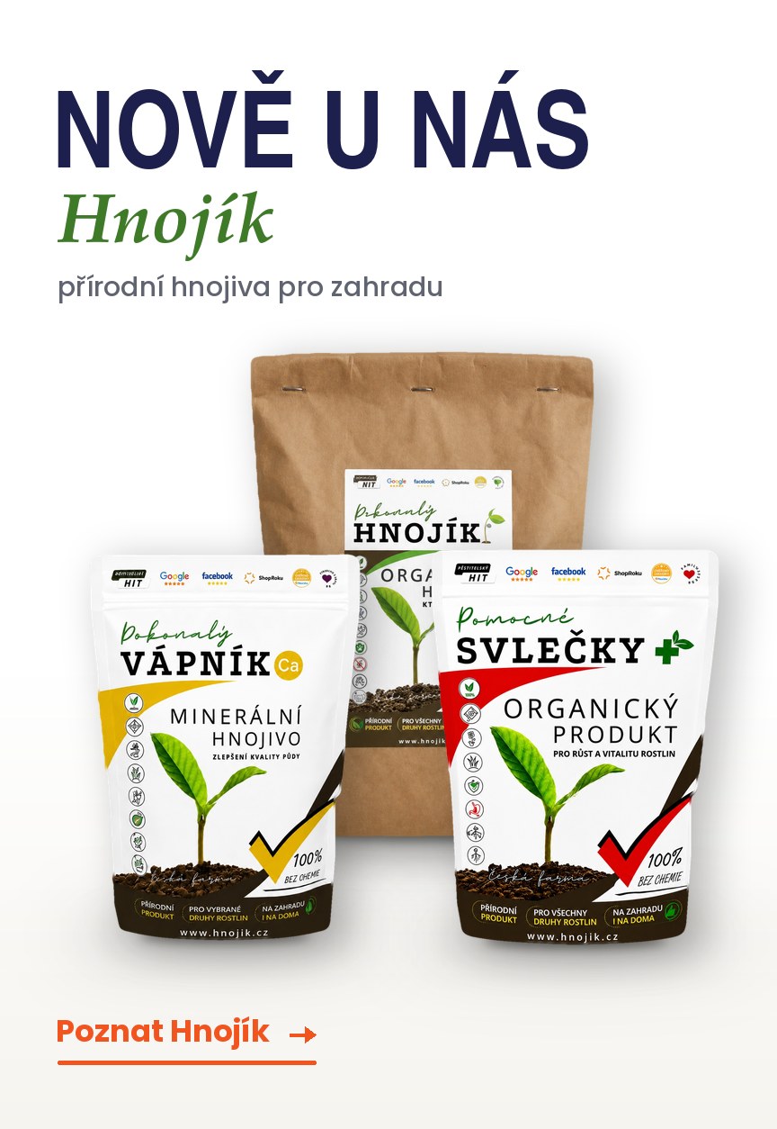 Přírodní hnojiva Hnojík – nově v nabídce