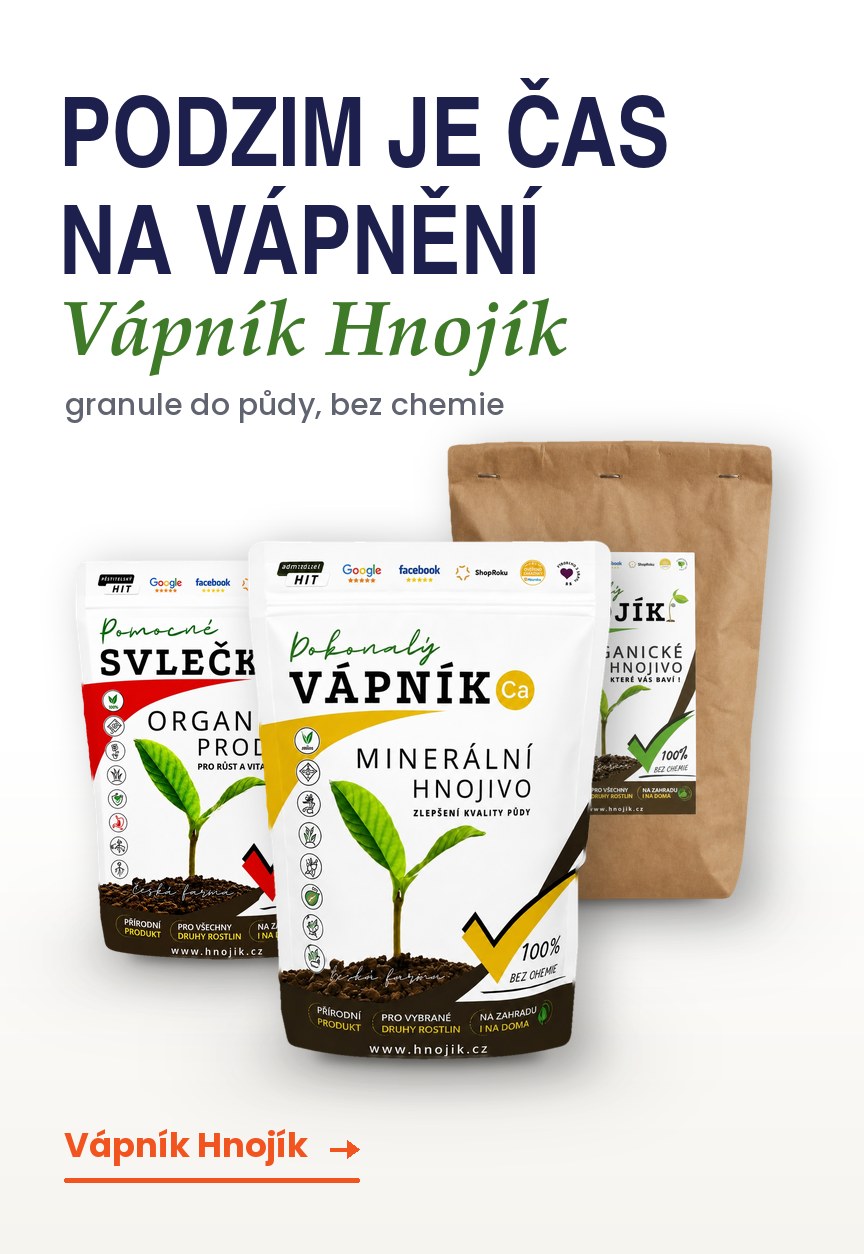 Vápník Hnojík – podzimní vápnění půdy