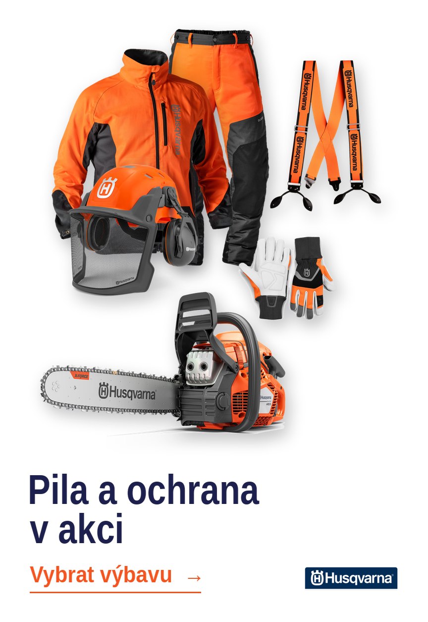 Pila a ochranné vybavení Husqvarna v akci