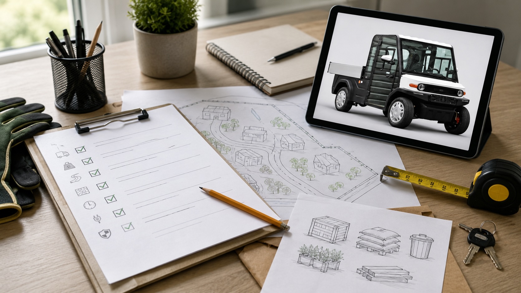 Výběr pracovního elektromobilu podle typu provozu pro obec, firmu, farmu nebo areál