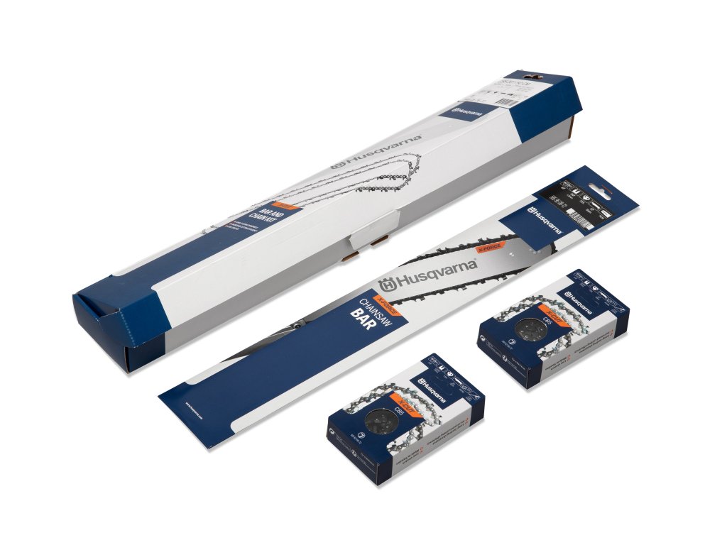 Sada - Lišta laminovaná 3/8" 1,5mm + 2x řetěz C85 Husqvarna