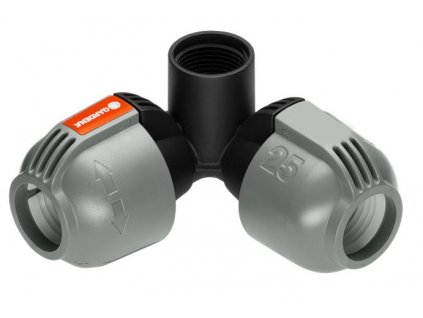 Rohová přípojka zadešťovače  25 mm x vnitřní závit 3/4" Gardena