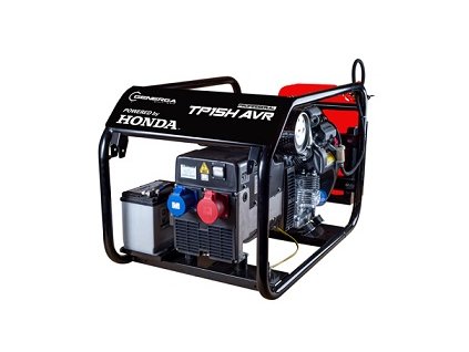 Elektrocentrála TP 15 H AVR HONDA + podvozek – 8/15kW