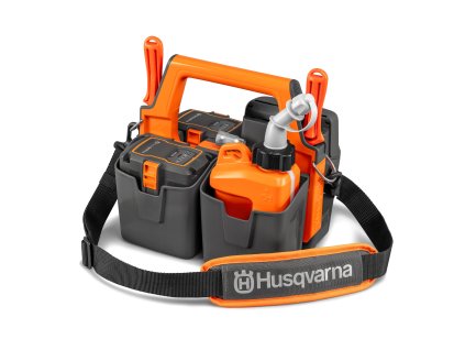 Přenosný box na akumulátory - řetězová pila Husqvarna