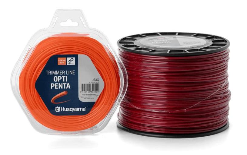 Vyžínací struna Opti Penta 2,4mm/90m Husqvarna Délka struny: 90m