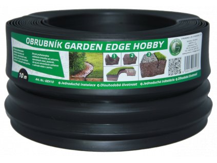 Obrubník Garden Edge Hobby 10 m - černý