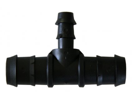 25mm - Konektor T - 25 x 16 x 25 mm pro připojení 16 mm hadice k obrubníku