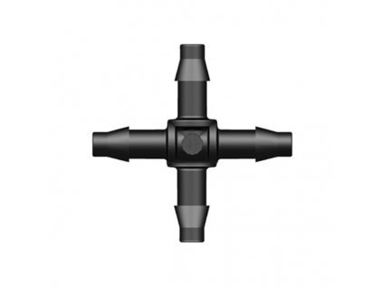6mm - Rozbočovací konektor " X " na 6 mm hadičku