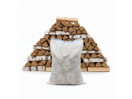 Rašlové pytle na dřevo 30 kg – 57 × 104 cm, balení 10 ks