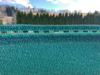 Stínící tkanina na plot – rašlový úplet 100 %, 200 g/m², 150 cm × 25 m, zelená