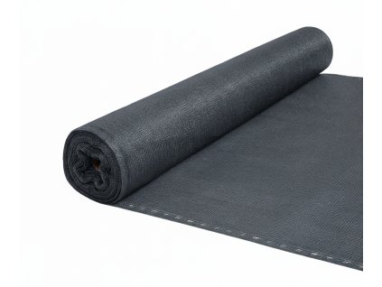 Stínící tkanina na plot – rašlový úplet 100 %, 200 g/m², 120 cm × 10 m, antracit