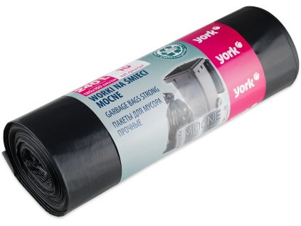 Pytle na odpad York 240 l – 10 ks, 48 µm, 120 × 150 cm