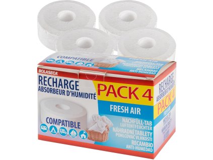 Náplň do pohlcovače vlhkosti Fresh Air – 4×450 g tablety