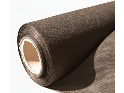 Netkaná mulčovací textilie, 50g/m2, 100m x 1,6m - hnědá + kolíky ZDARMA