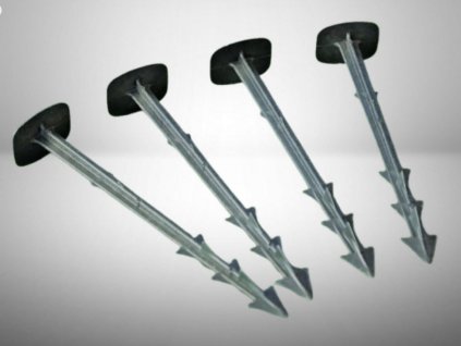 Plastové kotvící kolíky do země 15cm – balení 100 ksPlastový kolík 15cm - 100ks - 1