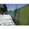 Stínící tkanina, síť, rašlový úplet 70%, 115g/m2, 25m x 1,2m - zelená