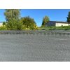 Stínící tkanina na plot – rašlový úplet 92 %, 150 g/m², výška 200 cm, metráž, šedá