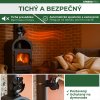 Ventilátor na kouřovod magnetický – teplem poháněný krbový ventilátor