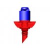 Hlavice postřikovače rozptyl 180° - na 6mm postřikovač, červeno - modrý
