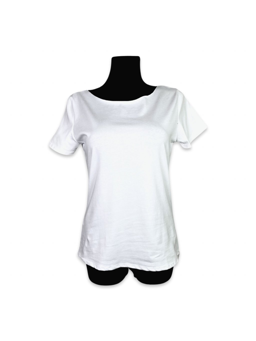 Basic tričko s krátkým rukávem - bílé