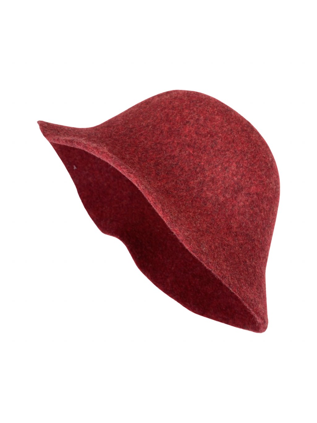 Vlněný klobouk M-2012 - červený