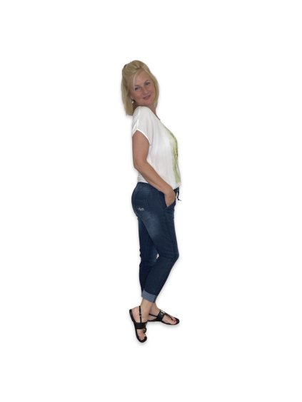 Džínové kalhoty ,,Love" 81061