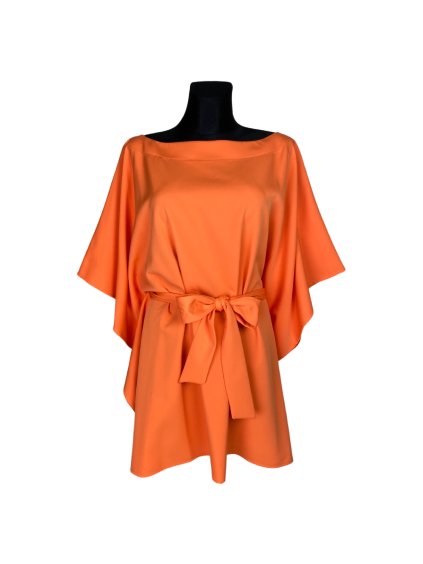 La Diva šaty - kimono - pomerančové