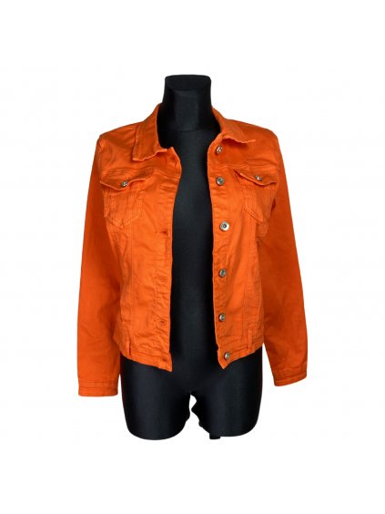 Džínová bunda Onado Paris - pomerančová