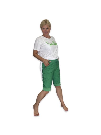 Elastické kraťasy UNI (vel 36 - 40) - zelené
