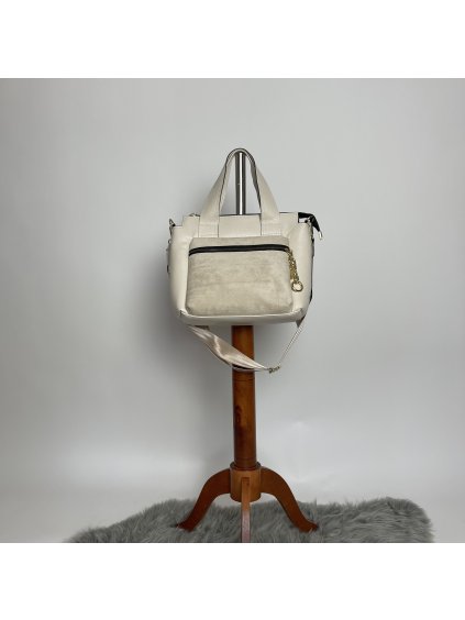 Kabelka crossbody AGA -smetanové barvy