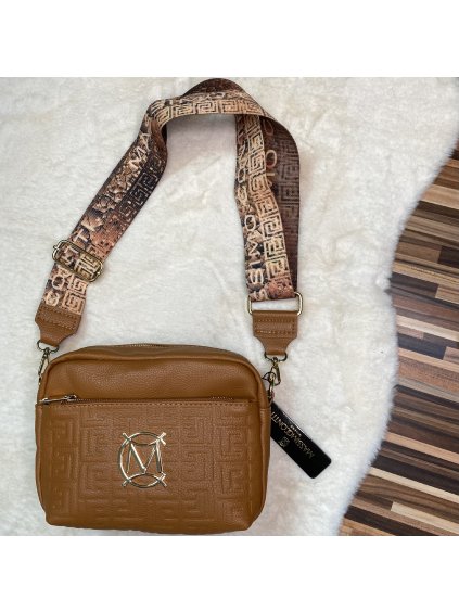 Crossbody kabelka Massimo Contti - camel