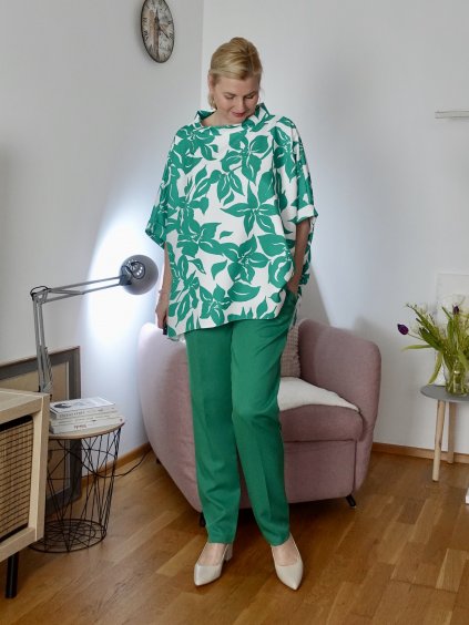 Rossetto Ležérní kalhoty - zelené
