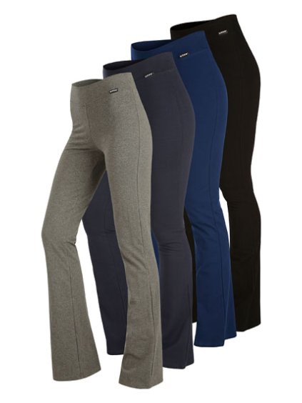 Leginy dlouhé do zvonu 408 - černá