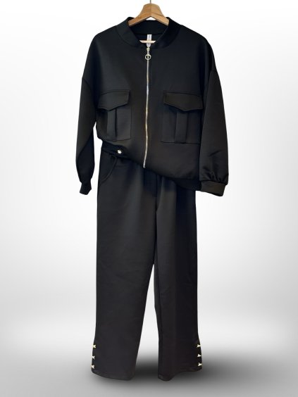 KOMPLET BUTTER ZIP SM7401 - ČERNÁ