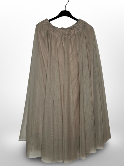 TYLOVÁ SUKNĚ - BÉŽOVÁ