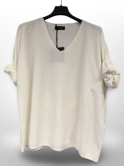 ÚPLETOVÉ TRIČKO SARAH - SMETANOVÁ