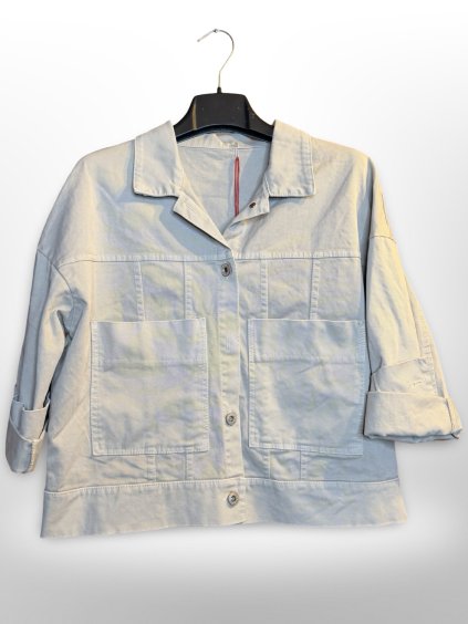 BOXY BUNDA LIGHT JEANS - BÉŽ