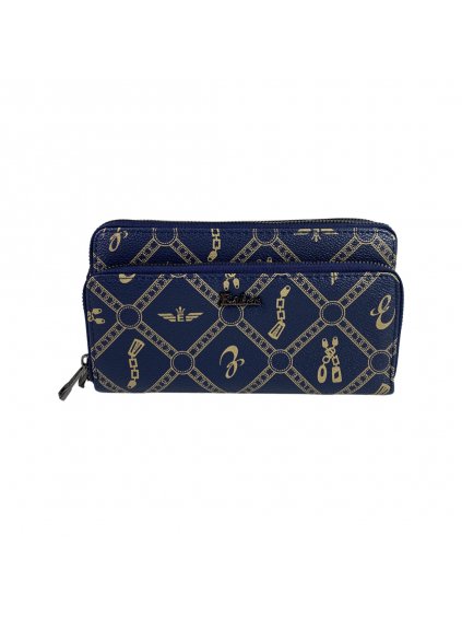 Malá crossbody kabelka "Eslee" E8871 - tmavě modrá