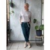 Basic triko Perfetto s dlouhým rukávem plussize - fango