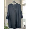 Tunika ve stylu blůzy - černá