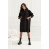 TEPLÁKOVÉ ŠATY S4481 - ČERNÁ