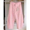 ODLEHČENÉ BARREL JEANS - RŮŽOVÁ