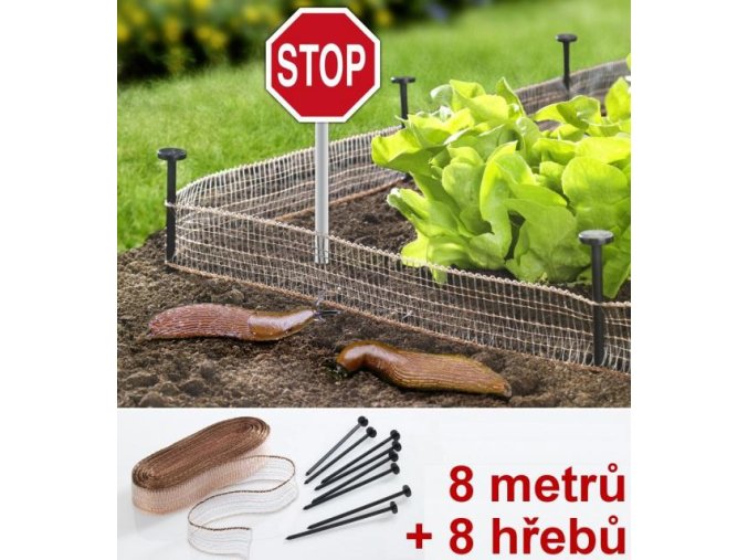 AHC Stop slimákům trvale účinné/měděná ohrádka 8 m