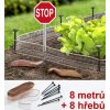 AHC Stop slimákům trvale účinné/měděná ohrádka 8 m