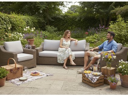 ratanova sedacia suprava Glendon Brafab outdoor