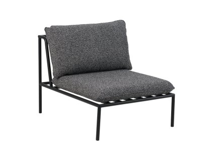 Collier kreslo stredove bez podruciek cierne